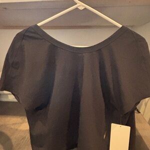 Black Lululemon Cross-Back Top